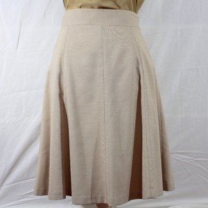 Covington Circle Skirt, Beige, Size 8